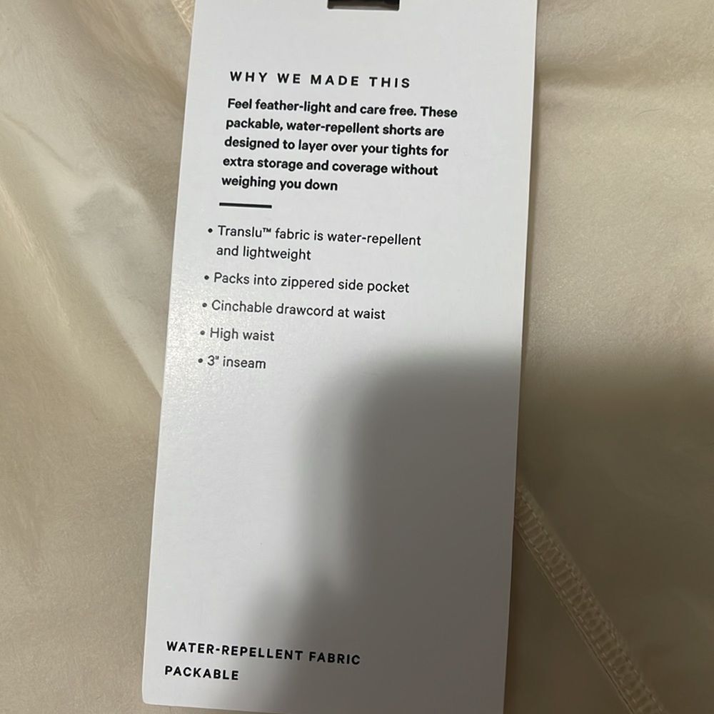lululemon athletica Cream Athletic Shorts - Picture 7 of 12